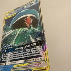 Magikarp Wailord GX Jumbo Promo Pokemon Oversized Card SM166 Holo - Image 4