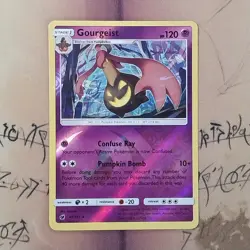 Gourgeist 45/111 Crimson Invasion Reverse Holo NM Pokemon Card English - Image 1