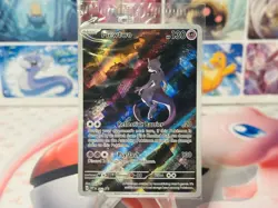 MEWTWO SVP 052 Scarlet Violet 151 Promo Illustration Rare Pokemon Card SEALED - Image 1