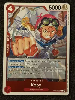 Koby PRB02-001 R ONE PIECE Card The Best 2 - ONE PIECE Card Game ENGLISH - Image 1