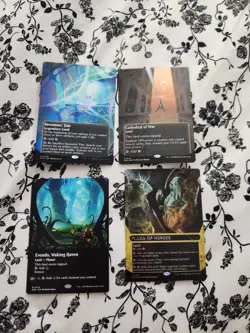 Magic The Gathering Edge Of Eternities Borderless And Galaxy Foil Card Lot - Image 1