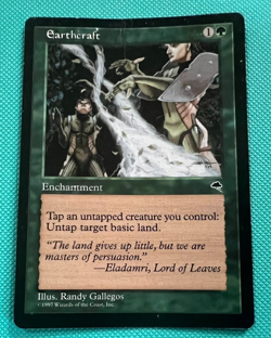 Earthcraft - Tempest - MTG - Magic the Gathering - Reserved List - Image 2