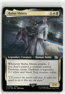 Rufus Shinra Extended Art - FINAL FANTASY MTG NM - Image 1