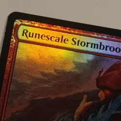 Runescale Stormbrood, NM Foil MTG, Tarkir Dragonstorm, Magic the Gathering, 221 - Image 2