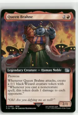 Queen Brahne Extended Art - FINAL FANTASY MTG NM - Image 1