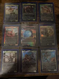 MTG Secret Lair x Street Fighter Foil Edition Full Set Lot Magic The Gathering - Image 1