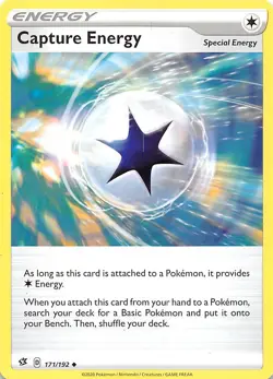Capture Energy 171/192 SWSH02: Rebel Clash Pokemon 010663 - Image 1