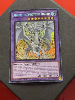 Albion The Sanctifire Dragon | MP24-EN082 | Prismatic Secret Rare | NM | YuGiOh! - Image 1