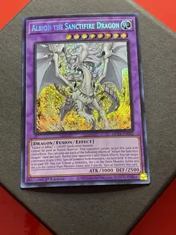 Albion The Sanctifire Dragon | MP24-EN082 | Prismatic Secret Rare | NM | YuGiOh! - Image 2