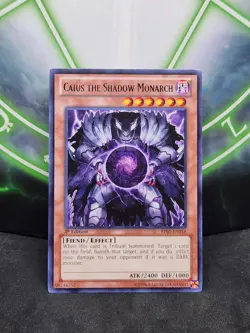 Yugioh Caius the Shadow Monarch BP01-EN018 Black Rare 1st Edition NM - Image 1