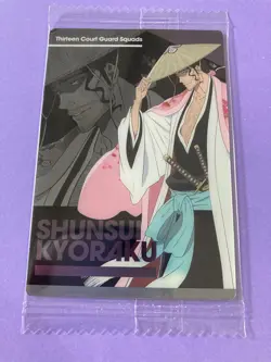 16 N Shunsui Kyoraku Bleach wafer card JUMP Japanese Japan F/S - Image 1