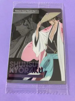 16 N Shunsui Kyoraku Bleach wafer card JUMP Japanese Japan F/S - Image 2