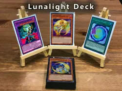 Yugioh Lunalight Deck 40 Cards Cat Panther Sabre Dancer Wolf Fus **HOT** + Bonus - Image 1