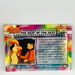 The Best Of The Best #20 - Mewtwo Strikes Back Topps - Pokemon Card - EXC - Image 2