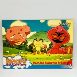 Rest And Relaxation At Last #49 - Pikachu’s Vacation Topps - Pokemon Card - EXC - Image 1