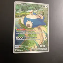 Pokemon TCG Snorlax 051 Scarlet & Violet 151 Promo Card NM Condition - Image 1