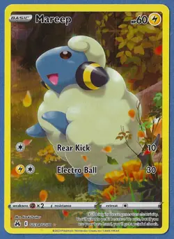 Pokemon Crown Zenith Galarian Gallery Full Art Card GG34/GG70 Mareep Pack Fresh - Image 1
