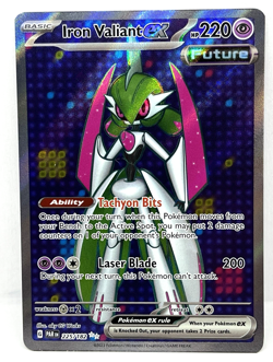 Iron Valiant ex -225/182 Pokemon TCG Paradox Rift Ultra Rare Pokemon Card - Image 1