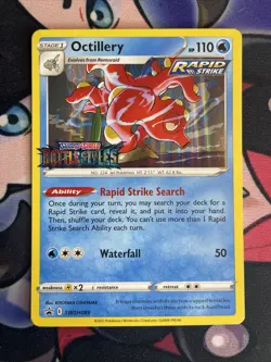 Octillery Prerelease Holo Promo SWSH089 Pokemon Card LP - Image 1