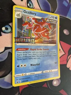 Octillery Prerelease Holo Promo SWSH089 Pokemon Card LP - Image 2
