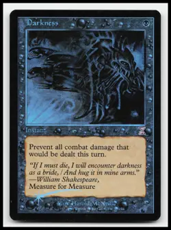 Darkness 40 Timeshifted FOIL Magic The Gathering Card - Image 1