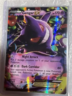 Pokemon Gengar EX TCG Card Phantom Forces Ultra Rare Holo, 34/119 - Image 1