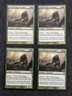 4x 4 x Hollowhenge Scavenger x4 Innistrad MAGIC LIGHT PLAY/NM MTG - Image 1