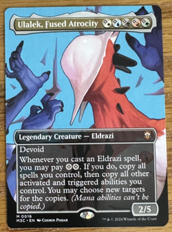 MTG Modern Horizons 3 Commander, Ulalek, Fused Atrocity - Borderless - Image 1