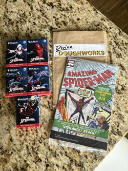SDCC 2025 Magic The Gathering x Spider-Man Welcome Deck COMPLETE W/ Comic - Image 1