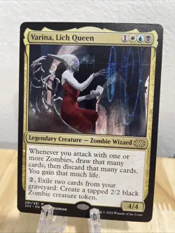 MTG Varina, Lich Queen Regular #291/331 Double Masters 2022 Rare NM/M - Image 1