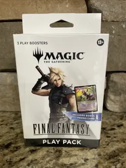 Magic: The Gathering Final Fantasy Play Pack w/ 3 Booster Packs & Promo Zidane!! - Image 1