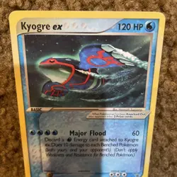 Pokemon TCG Kyogre-EX Nintendo Black Star Promos 001 - Image 2