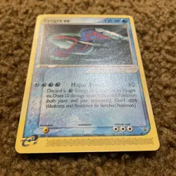 Pokemon TCG Kyogre-EX Nintendo Black Star Promos 001 - Image 3