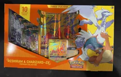 POKEMON RESHIRAM CHARIZARD GX Premium Collection TAG TEAM BOX Sealed - Image 1