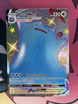 Pokemon TCG: Ditto VMAX SV119/SV122 Shining Fates: Shiny Vault Holo - Image 1