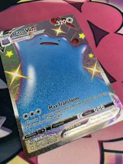 Pokemon TCG: Ditto VMAX SV119/SV122 Shining Fates: Shiny Vault Holo - Image 2