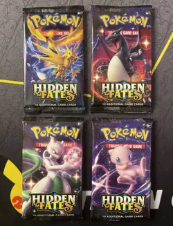 Pokemon 2019 HIDDEN FATES BOOSTER PACK Factory Sealed Random Pack Art - Image 1