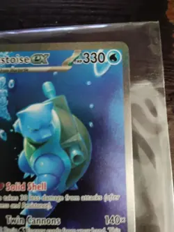 Pokemon 151 Blastoise ex 200/165 151 Secret Illustration Rare Near Mint - Image 2