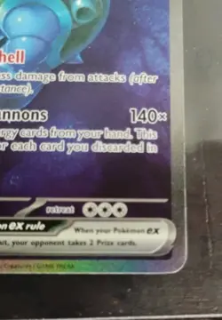 Pokemon 151 Blastoise ex 200/165 151 Secret Illustration Rare Near Mint - Image 5