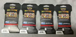 Pokemon TCG Mega Evolution Sleeved Booster Packs Factory Sealed Lot of 4 - Image 2