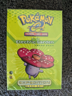 Pokemon Electric Garden Theme Deck COMPLETE SEALED Incl. Plastic Protective Case - Image 1