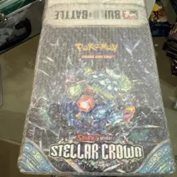 Pokemon Scarlet & Violet Stellar Crown Build & Battle Bundle Display NEW/SEALED - Image 1