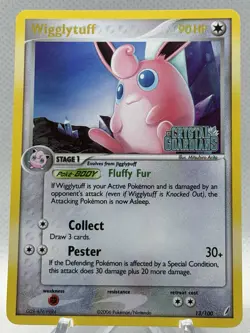 2006 POKEMON EX CRYSTAL GUARDIANS #13/100 WIGGLYTUFF REVERSE HOLO - Image 1
