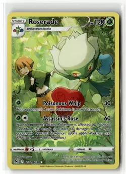 Pokemon TCG Roserade TG02/TG30 Lost Origin Trainer Gallery Ultra Rare NM - Image 1