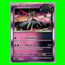 Temporal Forces - Iron Valiant Holo Rare - 080/162 - Pokemon TCG - Image 1