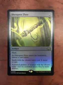 Disruptor Flute Foil MTG Magic the Gathering Card NM Mint Modern Horizons MH3 - Image 1