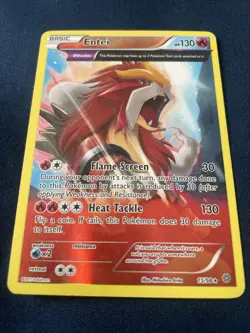 Pokemon TCG Entei Ancient Origins Holo Rare Card 15/98 2015 Reverse Holo - Image 2
