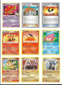 Mid Era Pokemon TCG 9 Card Lot - Image 1
