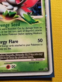 Shaymin LV.X - DP39 - Pokemon Promo Diamond & Pearl Ultra Rare Card Lp - Image 4