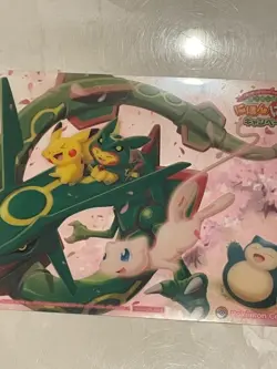 Rayquaza Snorlax Mew Pokemon Center Tokyo Clear Card Japanese from JP F/S rare - Image 4